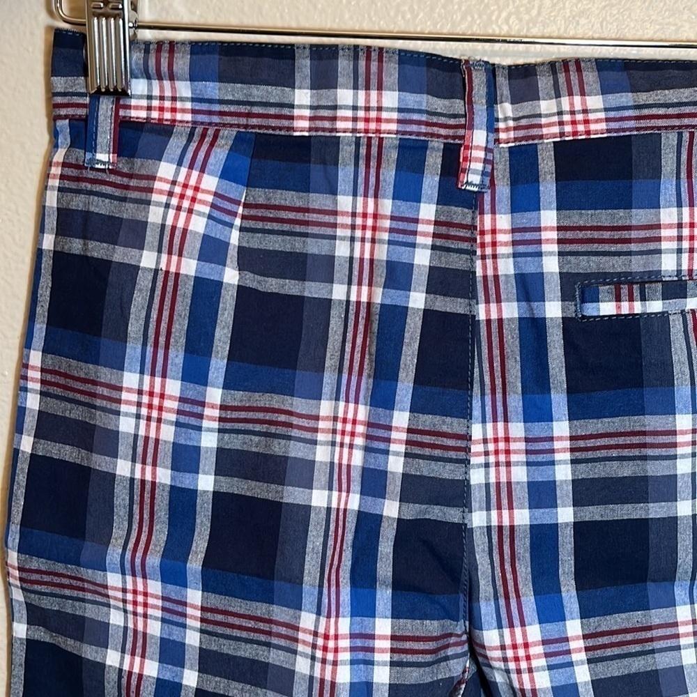𝅺NAUTICA Blue Plaid Shorts Boy Size 12 - Picture 8 of 10